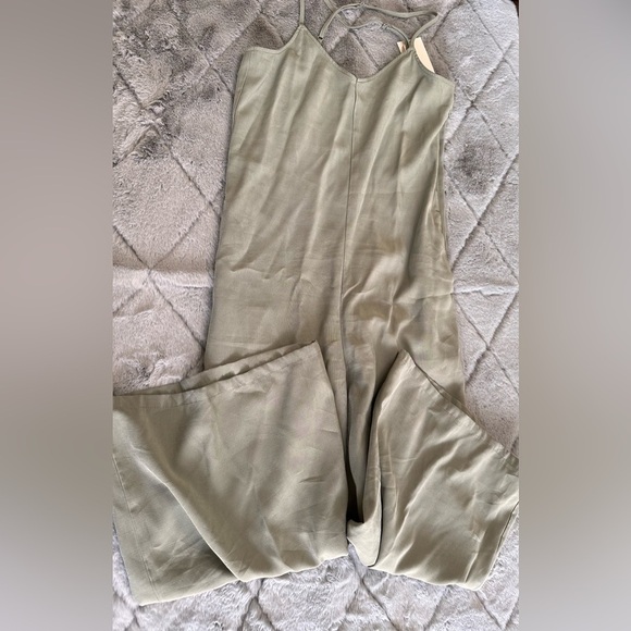 NAF NAF Pants - Naf Naf women’s XS one piece jumpsuit romper New with tags cream tint of green